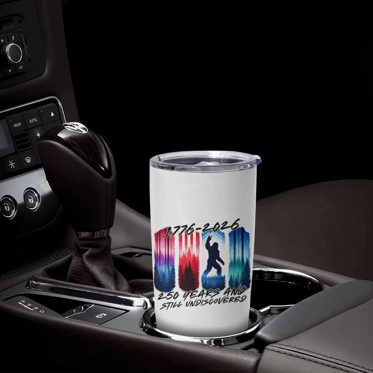 Funny Patriotic Bigfoot Tumbler Cup 250 Years And Still Undiscovered TS12 Print Your Wear