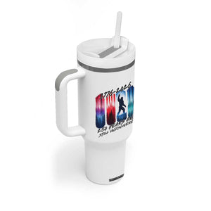 Funny Patriotic Bigfoot Tumbler With Handle 250 Years And Still Undiscovered TS12 Print Your Wear