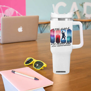 Funny Patriotic Bigfoot Tumbler With Handle 250 Years And Still Undiscovered TS12 Print Your Wear