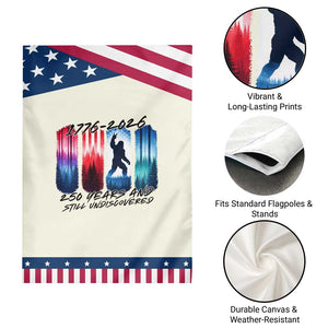 Funny Patriotic Bigfoot Garden Flag 250 Years And Still Undiscovered TS12 Print Your Wear