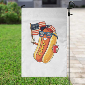 Funny Patriotic Hotdog Garden Flag USA 250th Anniversary TS12 Print Your Wear