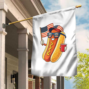 Funny Patriotic Hotdog Garden Flag USA 250th Anniversary TS12 Print Your Wear