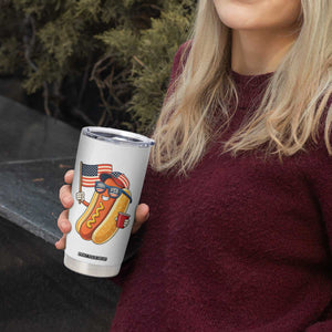 Funny Patriotic Hotdog Tumbler Cup USA 250th Anniversary TS12 Print Your Wear