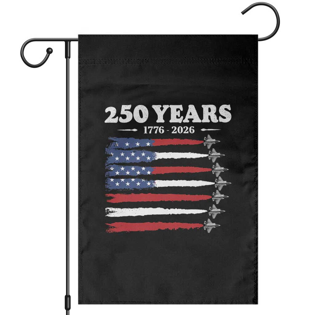 American Flag Fighter Jets Garden Flag USA 250 Years Of Freedom TS12 Black Print Your Wear