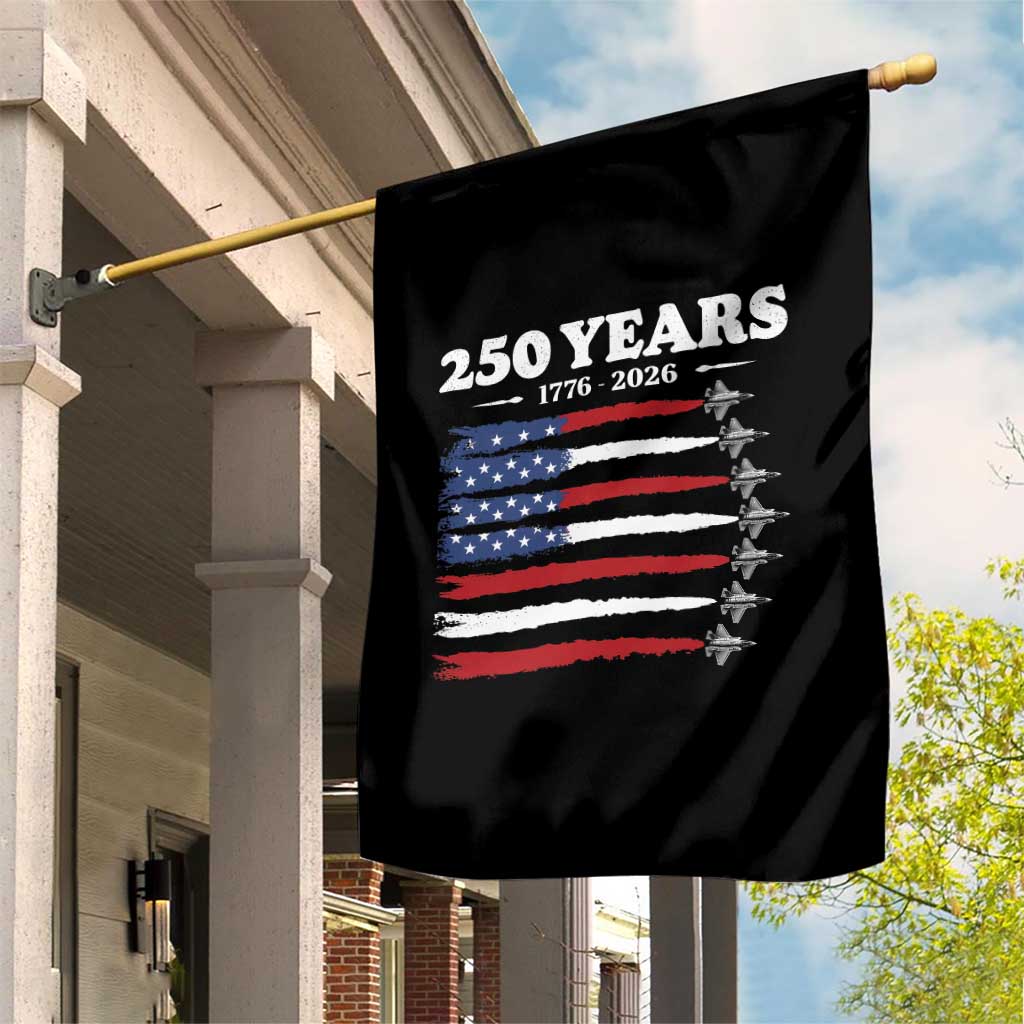 American Flag Fighter Jets Garden Flag USA 250 Years Of Freedom TS12 Print Your Wear