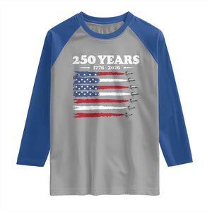 American Flag Fighter Jets Raglan Shirt USA 250 Years Of Freedom TS12 Sport Gray Royal Print Your Wear