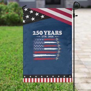 American Flag Fighter Jets Garden Flag USA 250 Years Of Freedom TS12 Classic Blue Black Print Your Wear