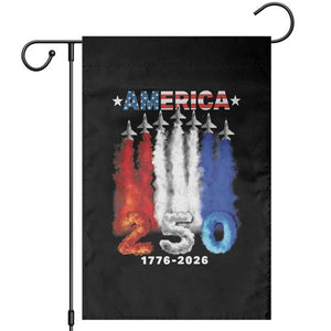Patriotic Fighter Jets Garden Flag USA 250 Years Of Freedom TS12 Black Print Your Wear