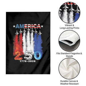 Patriotic Fighter Jets Garden Flag USA 250 Years Of Freedom TS12 Print Your Wear