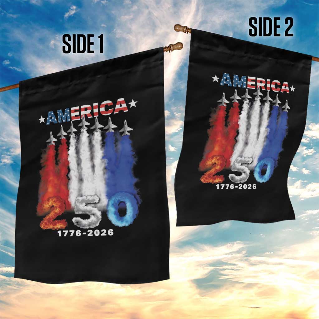 Patriotic Fighter Jets Garden Flag USA 250 Years Of Freedom TS12 Print Your Wear