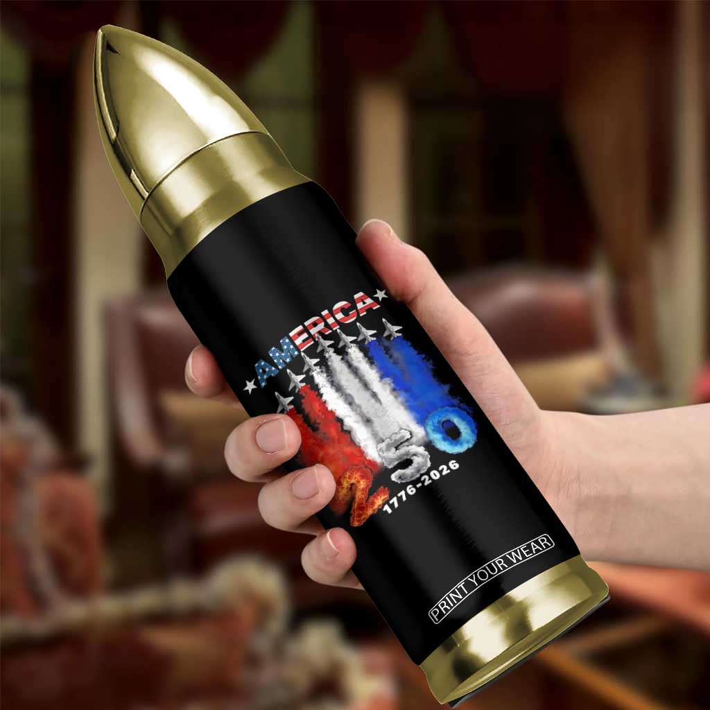 Patriotic Fighter Jets Bullet Tumbler USA 250 Years Of Freedom TS12 Print Your Wear