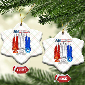 Patriotic Fighter Jets Ceramic Ornament USA 250 Years Of Freedom TS12 Print Your Wear