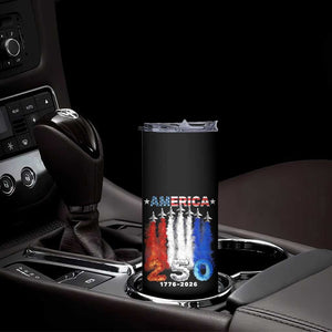 Patriotic Fighter Jets Skinny Tumbler USA 250 Years Of Freedom TS12 Print Your Wear