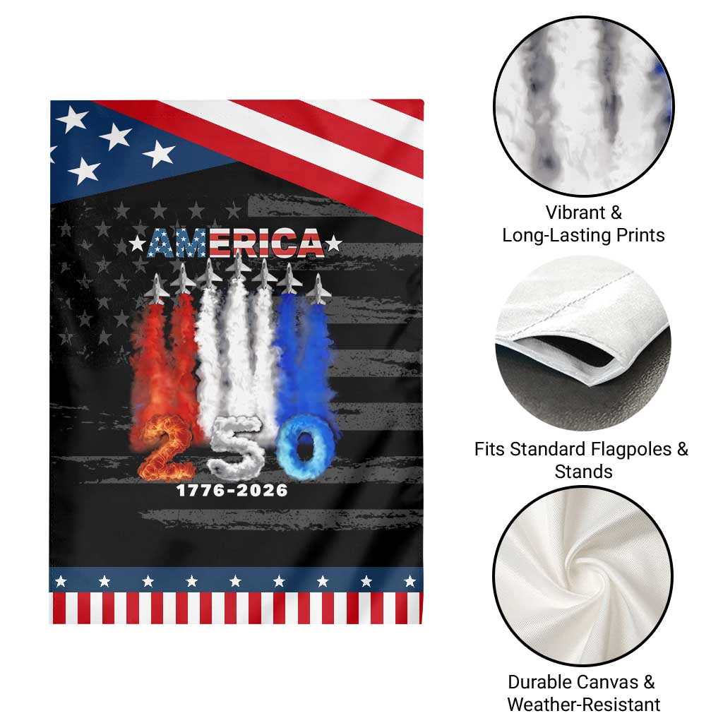 Patriotic Fighter Jets Garden Flag USA 250 Years Of Freedom TS12 Print Your Wear