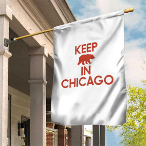 Keep Bear In Chicago CFB Garden Flag Gift For Sports Fan TS12 Print Your Wear