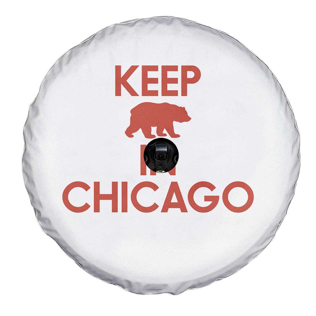 Keep Bear In Chicago CFB Spare Tire Cover Gift For Sports Fan TS12 Print Your Wear