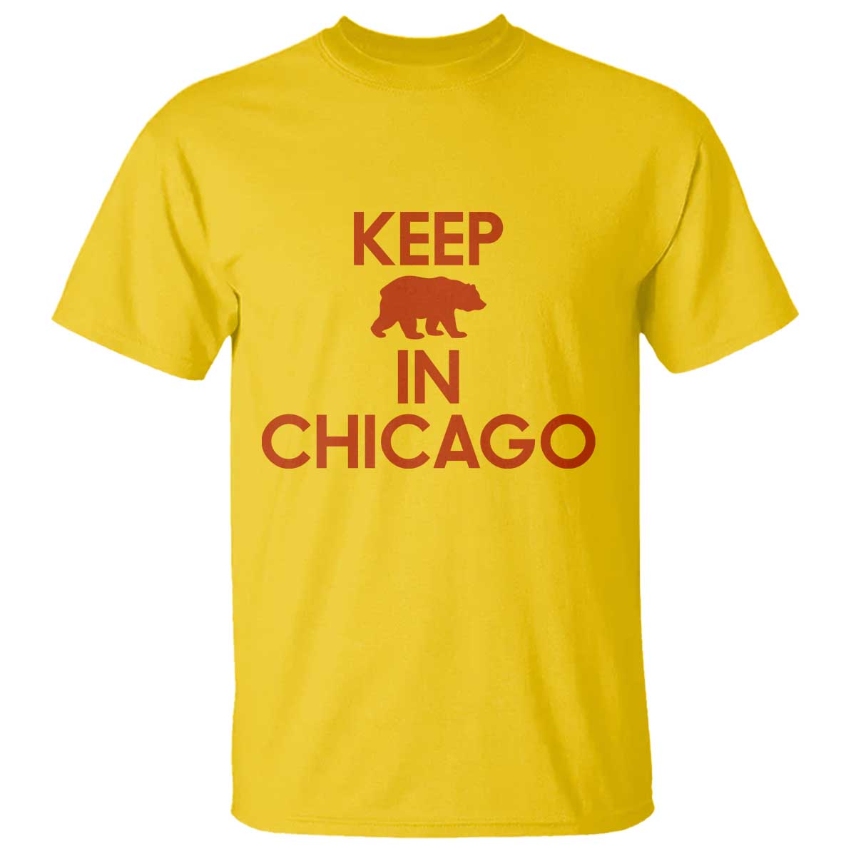 Keep Bear In Chicago CFB T Shirt Gift For Sports Fan TS12 Daisy Print Your Wear
