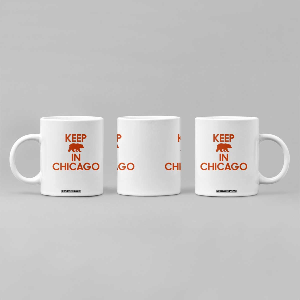 Keep Bear In Chicago CFB Coffee Mug Gift For Sports Fan TS12 Print Your Wear