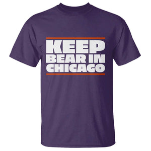Keep Bear In Chicago CFB T Shirt Funny Football Fan Pride TS12 Purple Print Your Wear