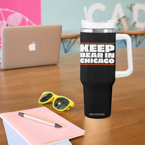Keep Bear In Chicago CFB Tumbler With Handle Funny Football Fan Pride TS12 Print Your Wear
