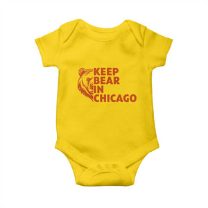Keep Bear In Chicago CFB Baby Onesie Gift For Sports Lovers TS12 Daisy Print Your Wear