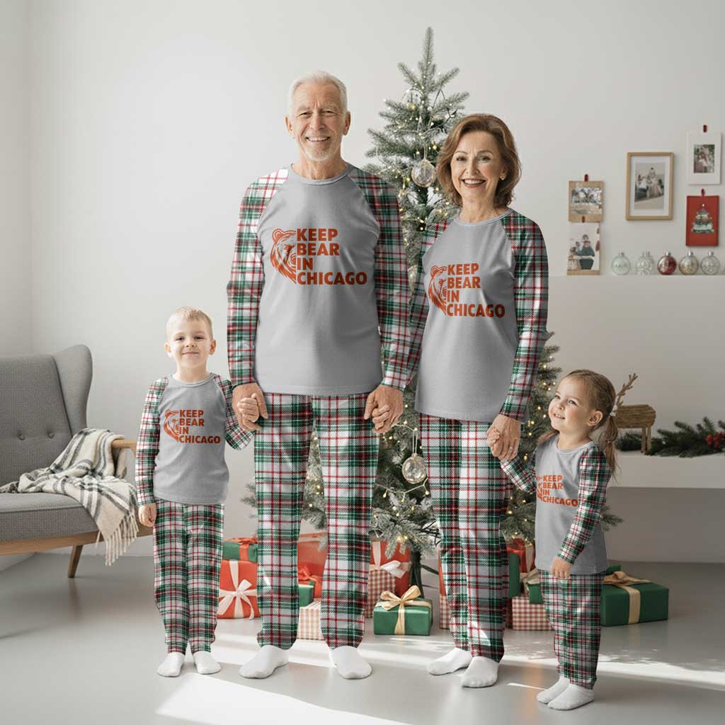 Keep Bear In Chicago CFB Plaid Pajama Set Gift For Sports Lovers TS12 Christmas Plaid Print Your Wear