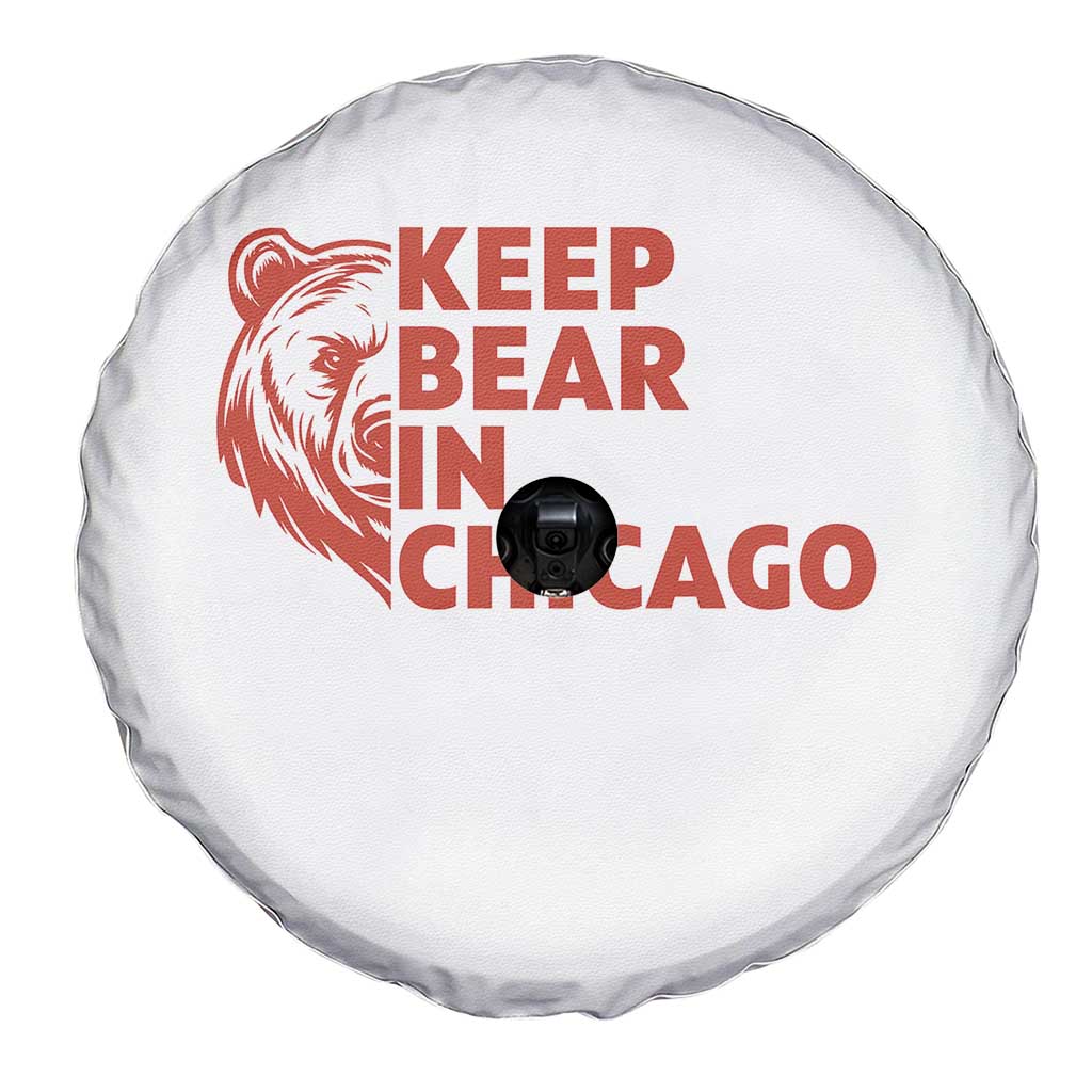 Keep Bear In Chicago CFB Spare Tire Cover Gift For Sports Lovers TS12 Print Your Wear