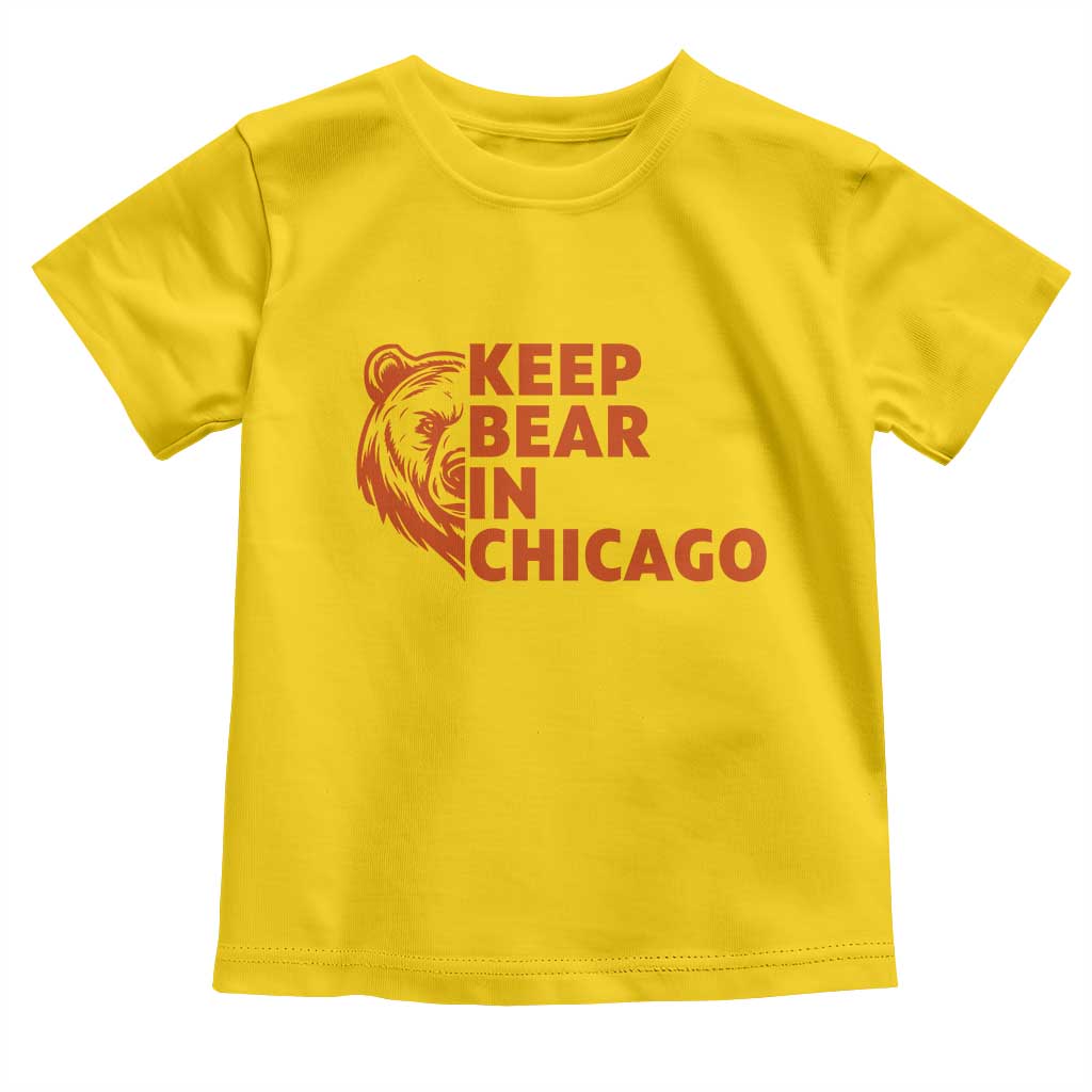 Keep Bear In Chicago CFB Toddler T Shirt Gift For Sports Lovers TS12 Daisy Print Your Wear