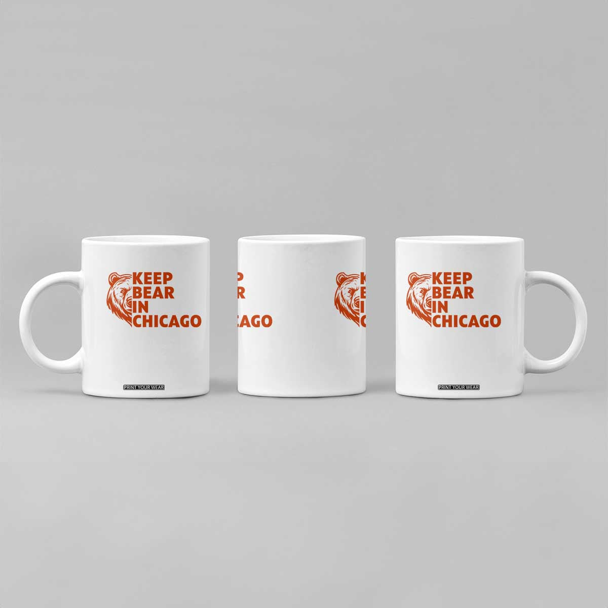 Keep Bear In Chicago CFB Coffee Mug Gift For Sports Lovers TS12 Print Your Wear