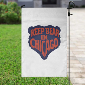 Keep Bear In Chicago CFB Garden Flag Gift For Football Lovers TS12 Print Your Wear