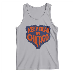 Keep Bear In Chicago CFB Tank Top Gift For Football Lovers TS12 Athletic Heather Print Your Wear