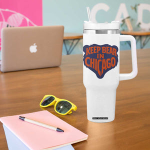 Keep Bear In Chicago CFB Tumbler With Handle Gift For Football Lovers TS12 Print Your Wear
