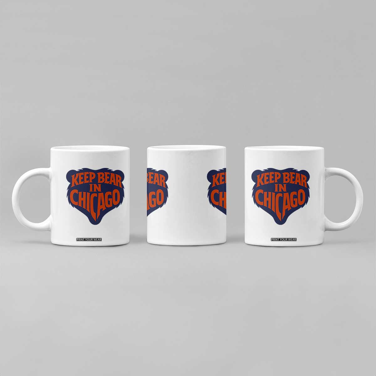 Keep Bear In Chicago CFB Coffee Mug Gift For Football Lovers TS12 Print Your Wear