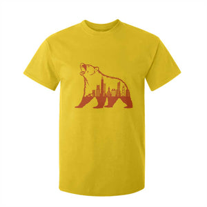 Chicago Skyline Bear T Shirt For Kid Urban Streetwear Gift TS12 Daisy Print Your Wear