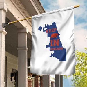 Chicago Map Bear Keep The Team Garden Flag Funny City Pride Gift TS12 Print Your Wear