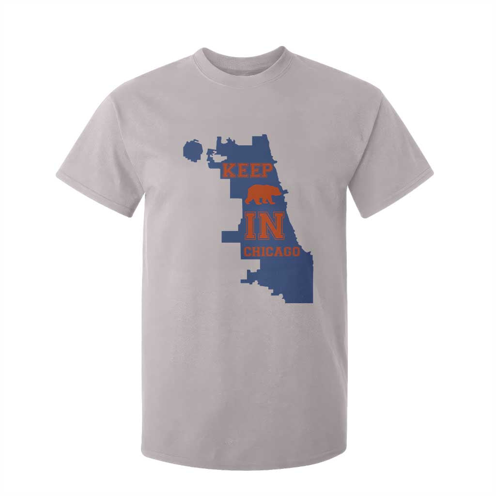 Chicago Map Bear Keep The Team T Shirt For Kid Funny City Pride Gift TS12 Ice Gray Print Your Wear