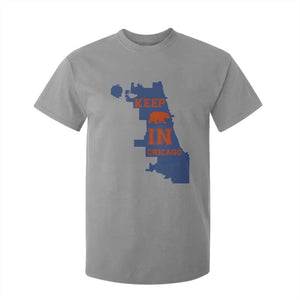 Chicago Map Bear Keep The Team T Shirt For Kid Funny City Pride Gift TS12 Sport Gray Print Your Wear