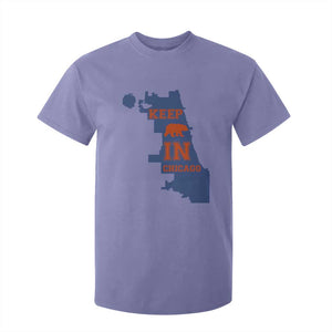 Chicago Map Bear Keep The Team T Shirt For Kid Funny City Pride Gift TS12 Violet Print Your Wear