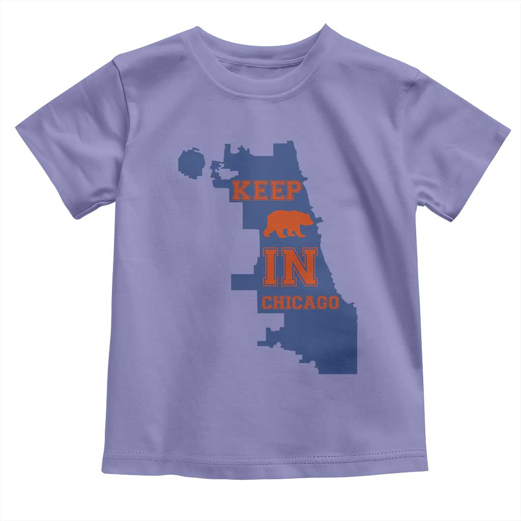 Chicago Map Bear Keep The Team Toddler T Shirt Funny City Pride Gift TS12 Violet Print Your Wear
