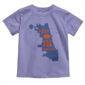 Chicago Map Bear Keep The Team Toddler T Shirt Funny City Pride Gift TS12 Violet Print Your Wear