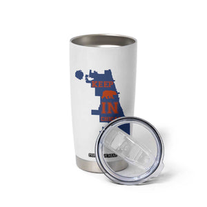 Chicago Map Bear Keep The Team Tumbler Cup Funny City Pride Gift TS12 Print Your Wear