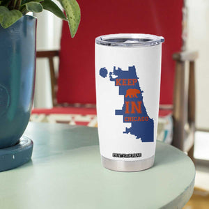 Chicago Map Bear Keep The Team Tumbler Cup Funny City Pride Gift TS12 Print Your Wear