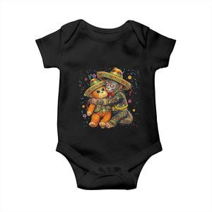 Funny Punch Baby Monkey Cinco De Mayo Baby Onesie Mexican Fiesta Gift TS12 Black Print Your Wear