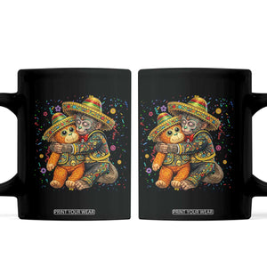 Funny Punch Baby Monkey Cinco De Mayo Coffee Mug Mexican Fiesta Gift TS12 Black Print Your Wear
