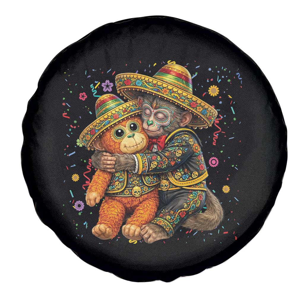 Funny Punch Baby Monkey Cinco De Mayo Spare Tire Cover Mexican Fiesta Gift TS12 Print Your Wear