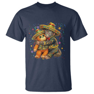 Funny Punch Baby Monkey Cinco De Mayo T Shirt Mexican Fiesta Gift TS12 Navy Print Your Wear