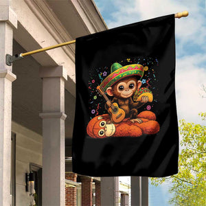 Cute Punch Baby Monkey Cinco De Mayo Garden Flag Funny Animal Gift TS12 Print Your Wear