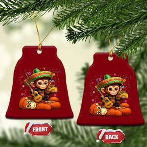 Cute Punch Baby Monkey Cinco De Mayo Ceramic Ornament Funny Animal Gift TS12 Print Your Wear