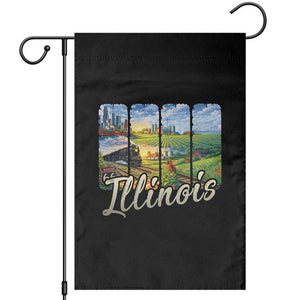 Vintage Illinois State Route Highway 66 Garden Flag Southwest Souvenir TS12 Black Print Your Wear