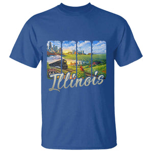 Vintage Illinois State Route Highway 66 T Shirt Southwest Souvenir TS12 Royal Blue Print Your Wear